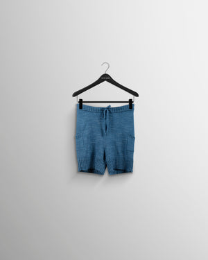 Knitted Shorts (Lazuli Blue)