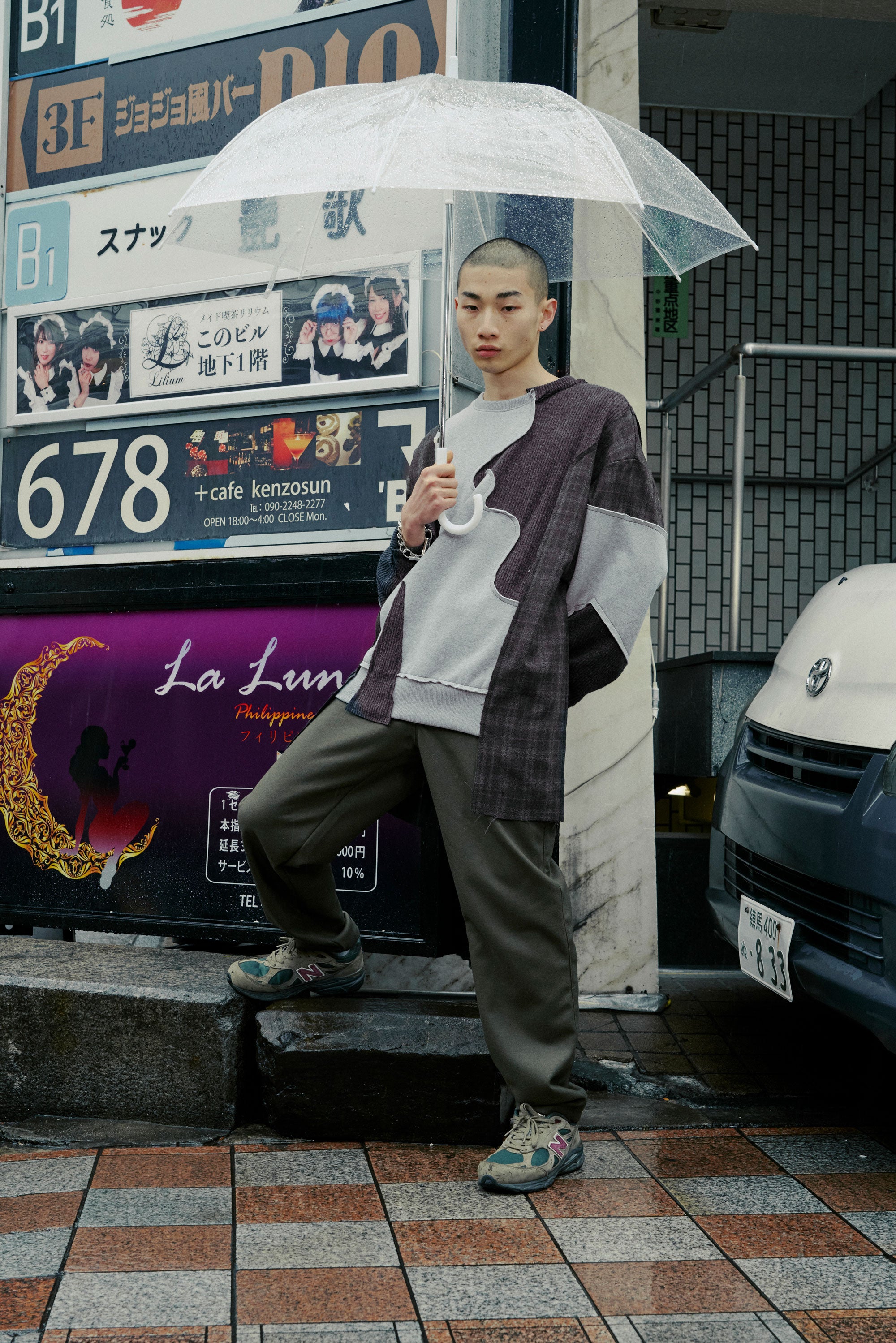 Distressed Sweatshirt (Storm Grey)
