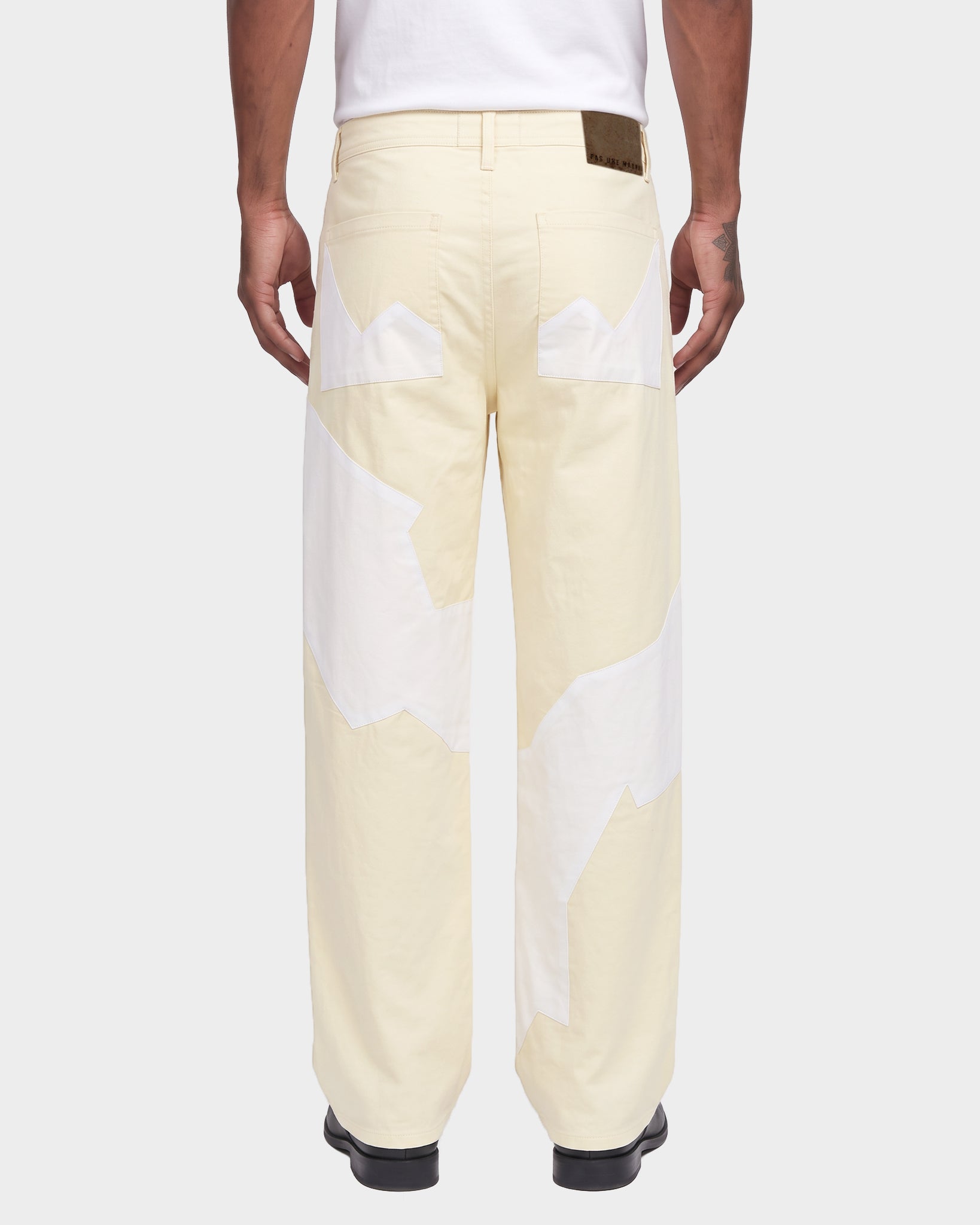 Contrast Trousers (Lemon Icing / Milk)