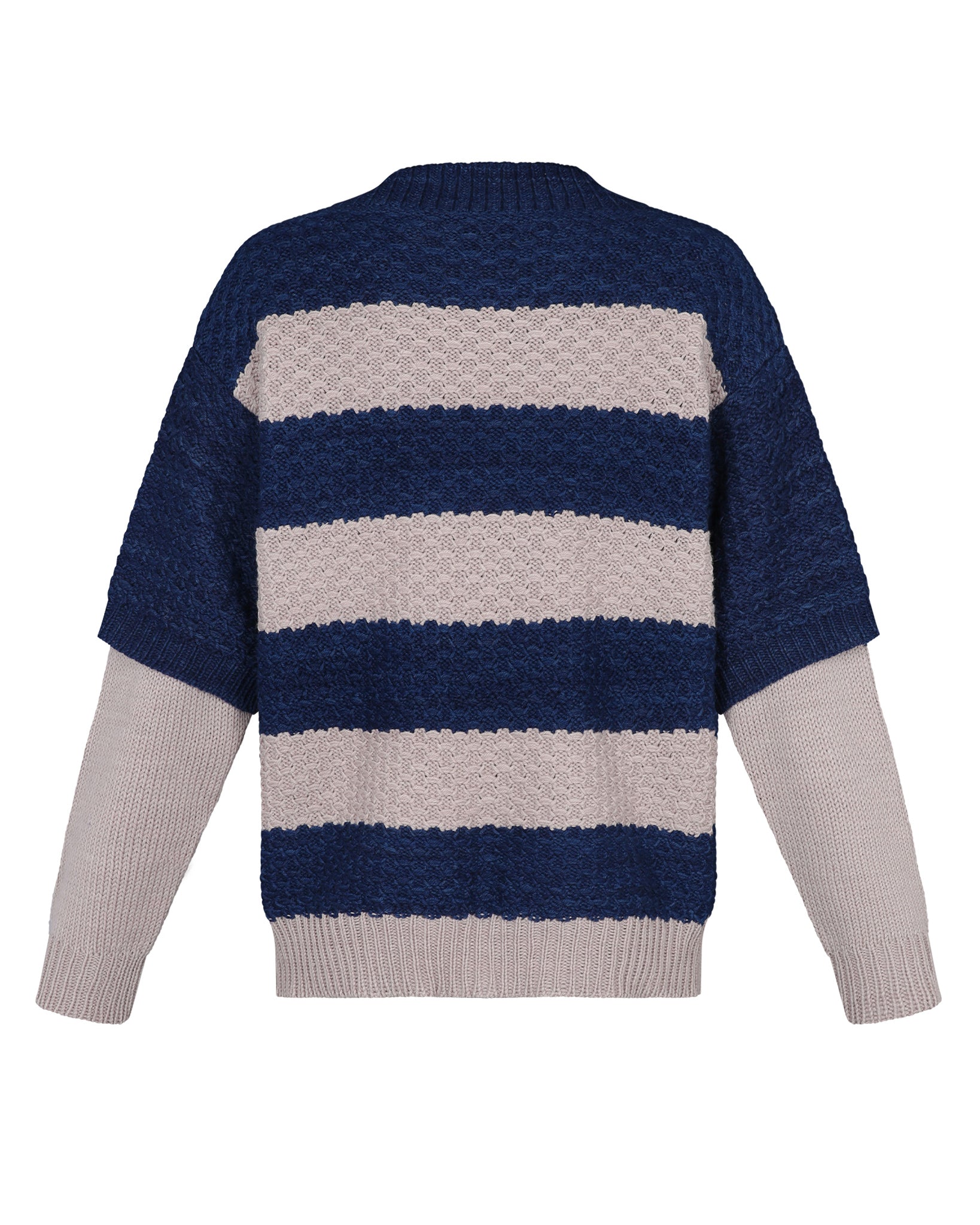 Knitted Cardigan Double-Sleeve (Multi)