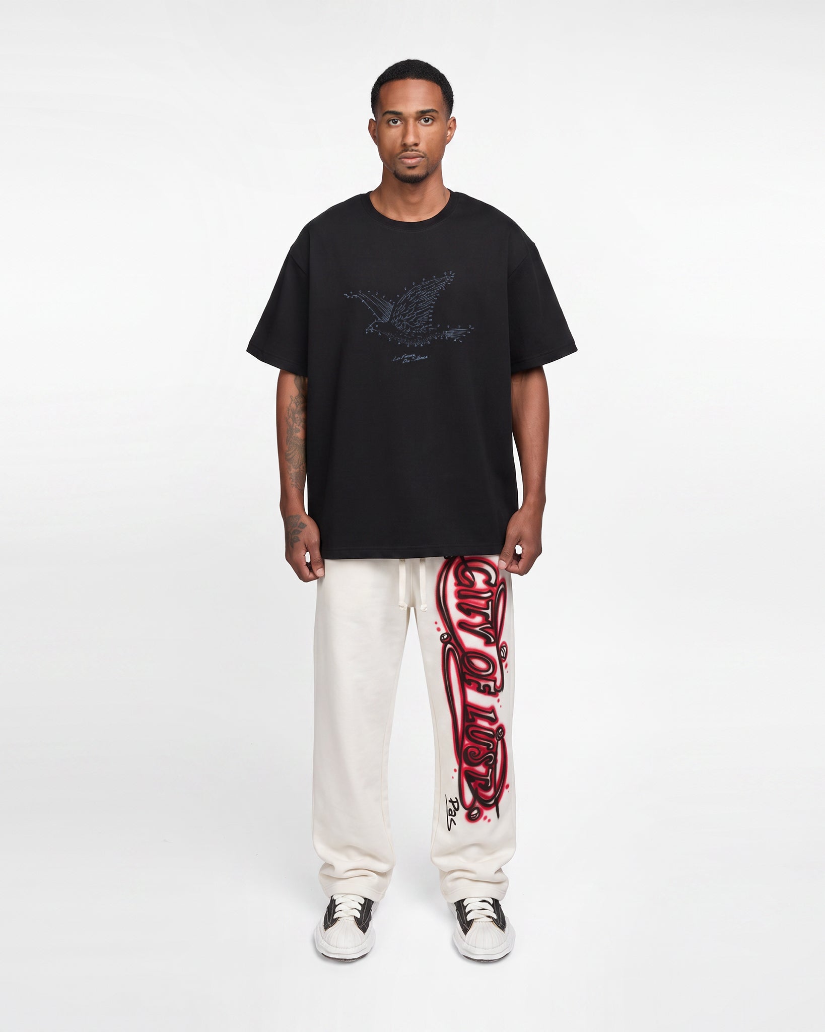 Airbrushed Sweatpant (Bone)