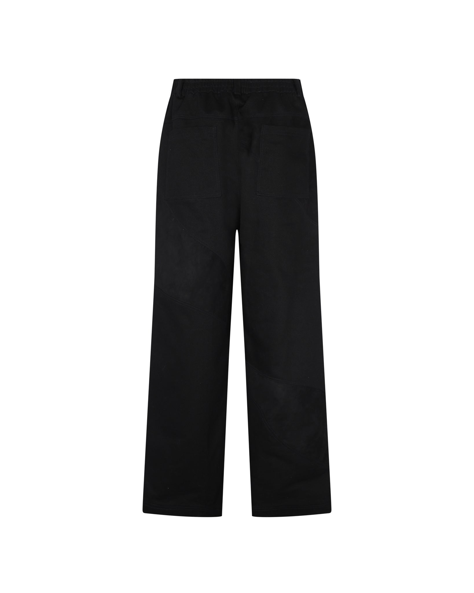 Suede Denim Trousers (Black)