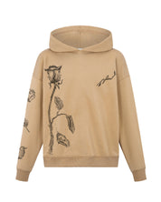 Johnson Tsang Falling Rose Petals Hoodie (Camel)