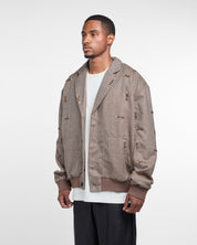 Button Pattern Jacket (Beige)