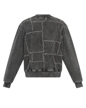 Paneled Cardigan (Grey)