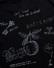 Apple Rene Magritte Tee (Black)