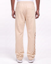 Distressed Sweatpants (Rose Pink)