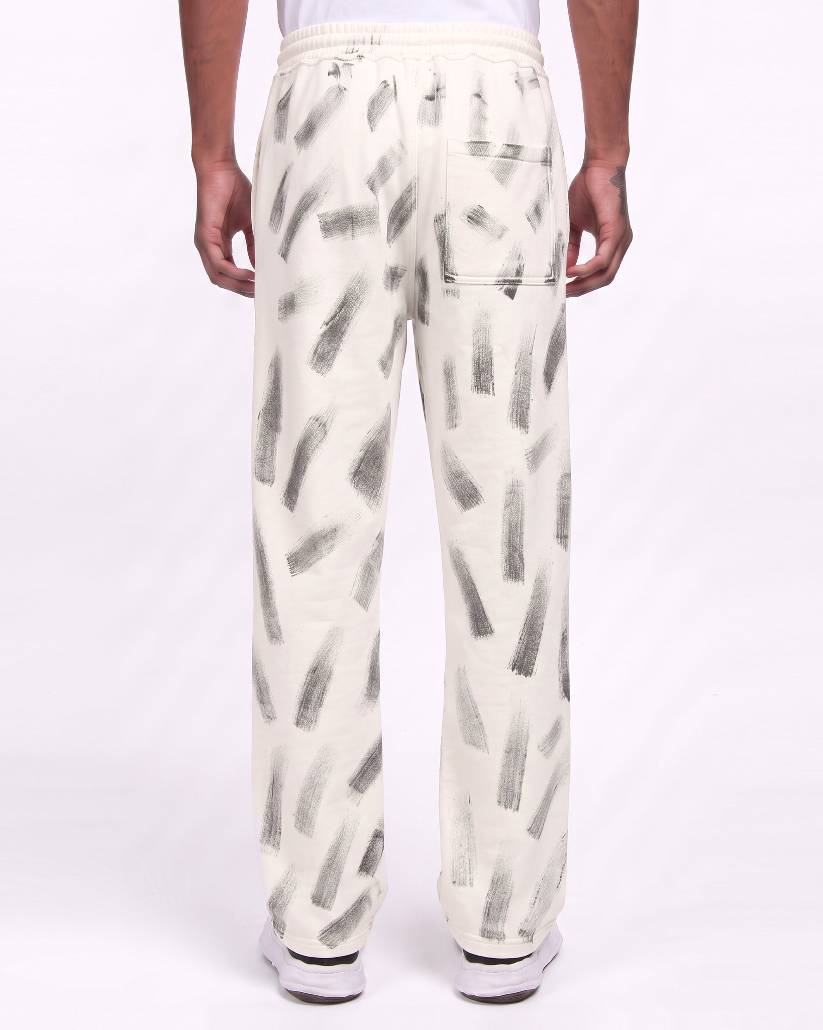 Paint Swash Sweatpants (Bone)