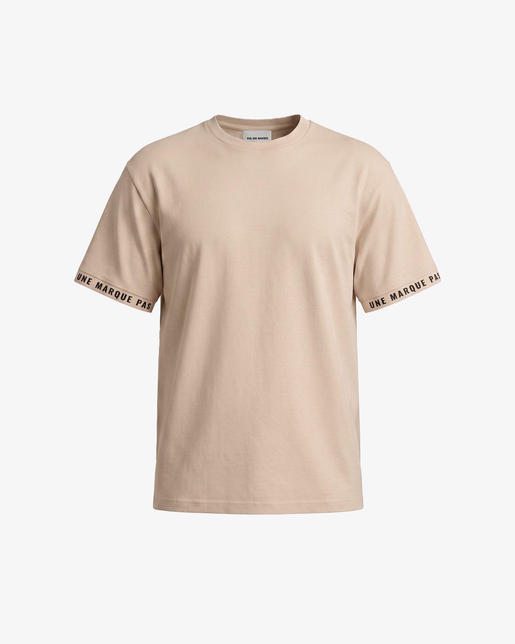 Sleeve Tee Shirt (Beige)