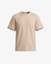 Sleeve Tee Shirt (Beige)