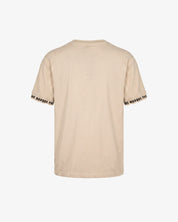 Sleeve Tee Shirt (Beige)