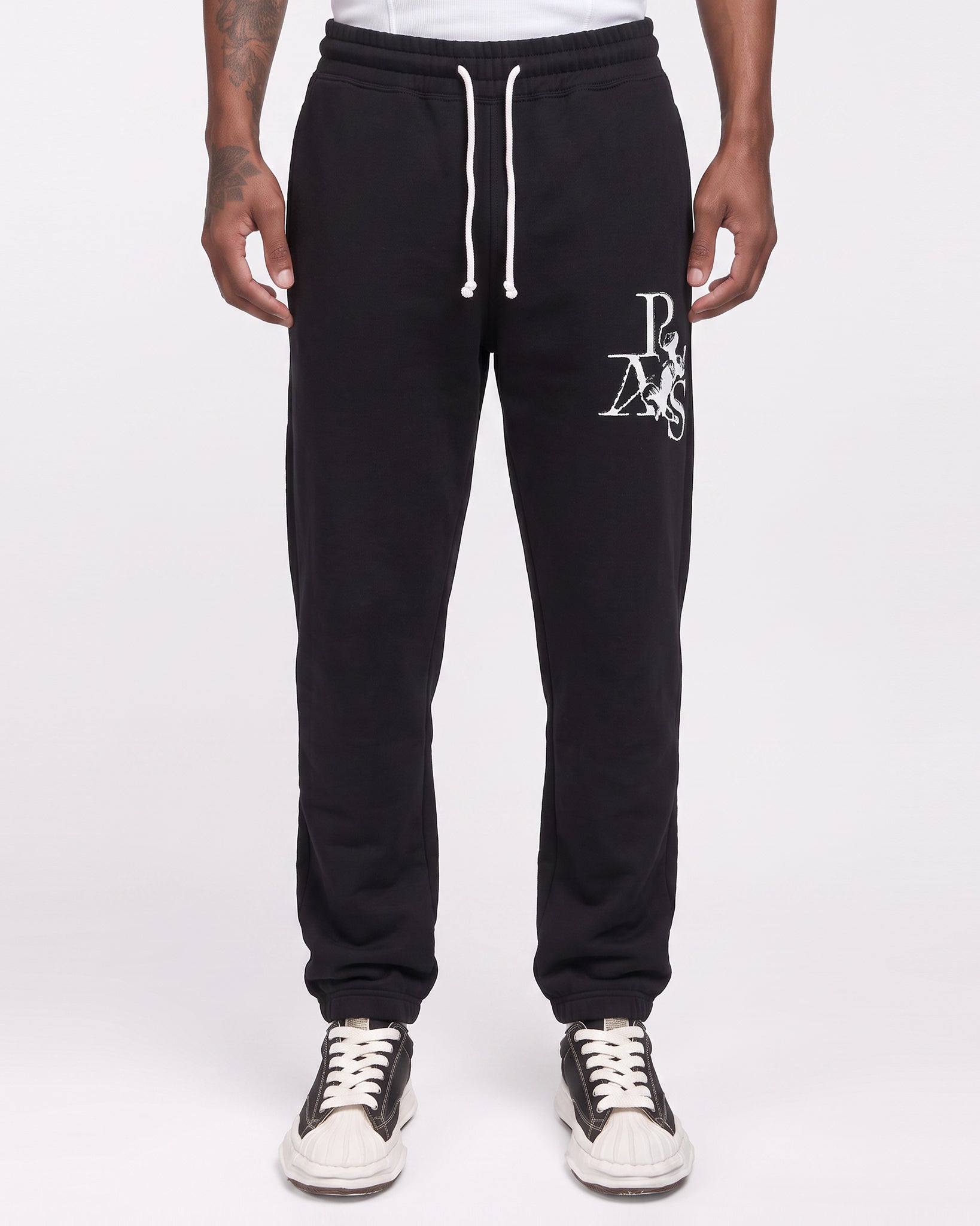 Sweatpant Angel & Letters (Black)