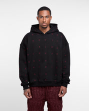 Devil's In The Details Hoodie (Black / Red)