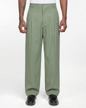 3-Pleat Linen Pants