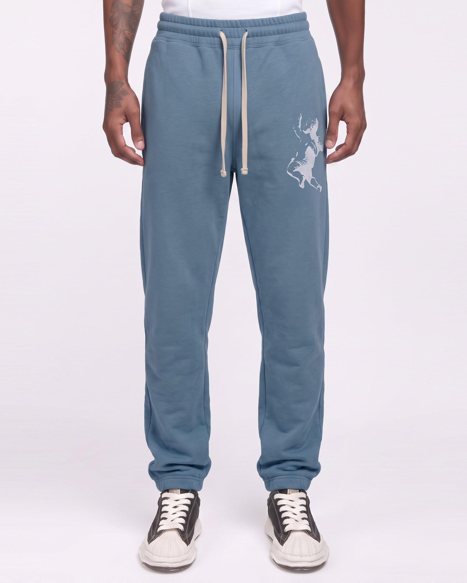 Sweatpant Angel (Heather Blue)