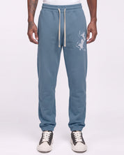Sweatpant Angel (Heather Blue)