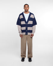 Knitted Cardigan Double-Sleeve (Multi)