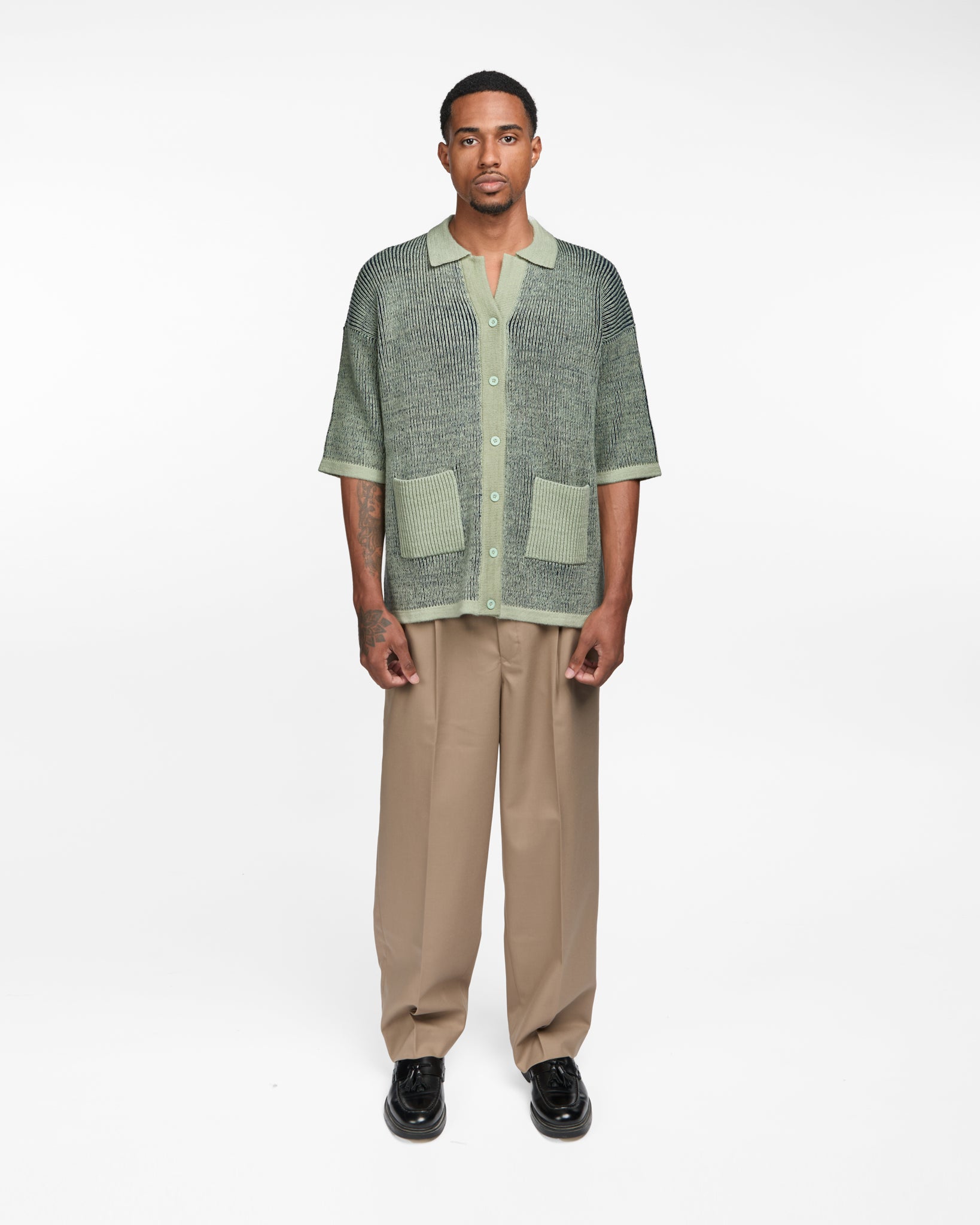 Varnished Knit Shirt