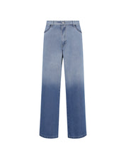 Hand-Embroidered Distressed Denim Pants
