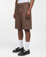 Laser-Cut Dots Bomber Short