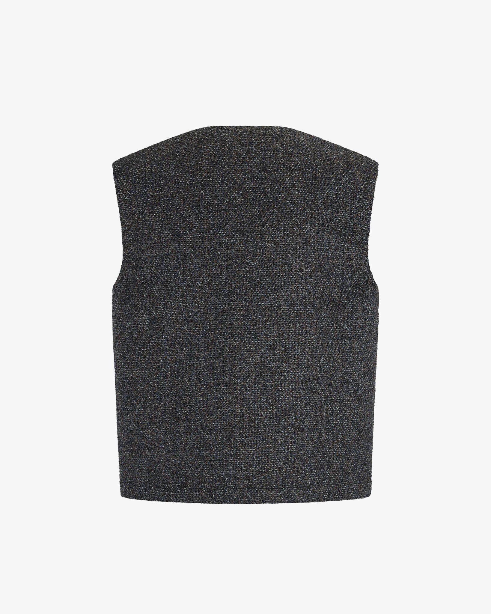 Blended Fabric Vest