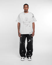 Ceci N'est Pas Une Marque Foil Tee Shirt (White)