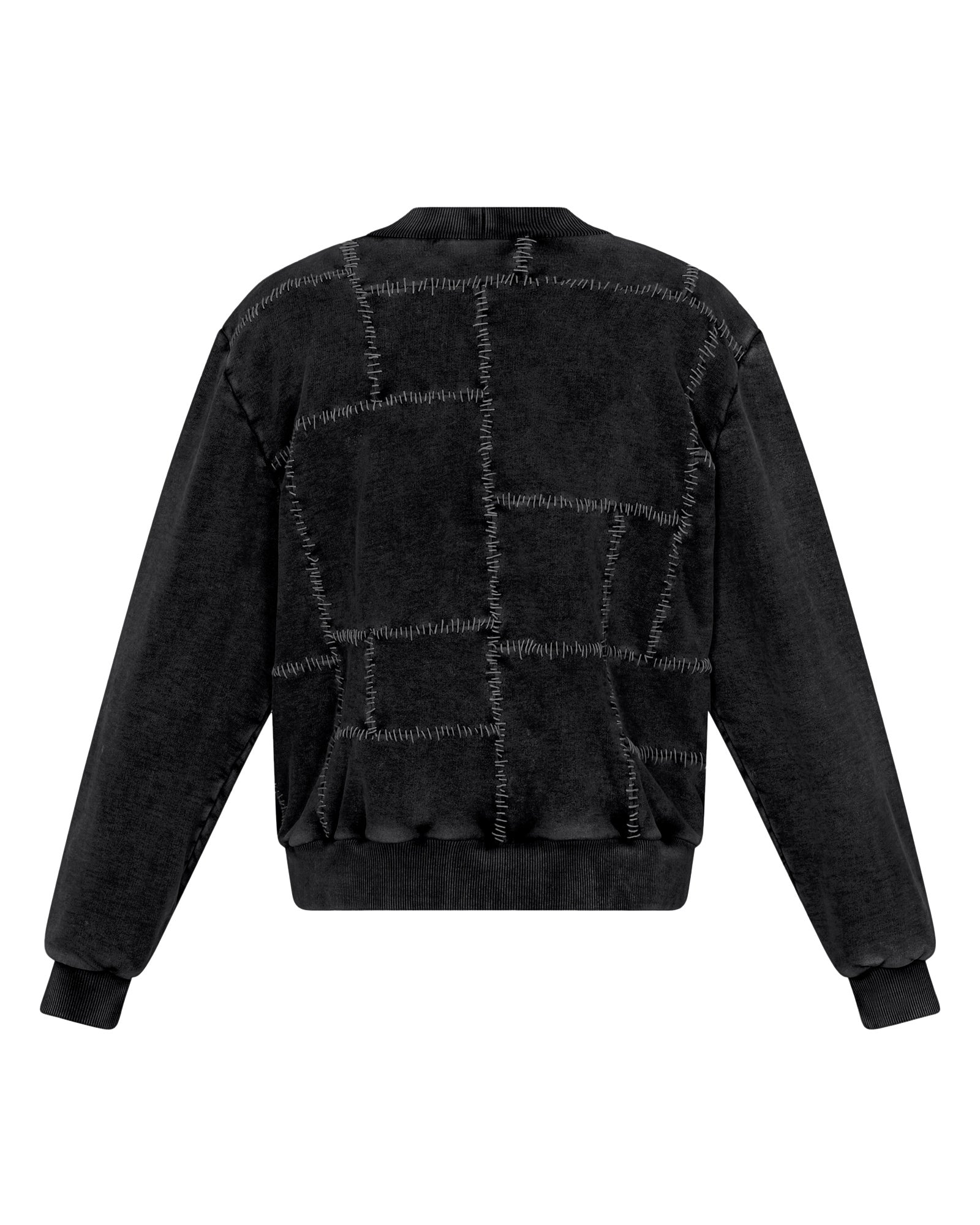 Paneled Cardigan (Black)