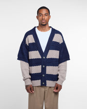 Knitted Cardigan Double-Sleeve (Multi)