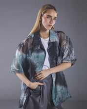 Azure Organza Shirt