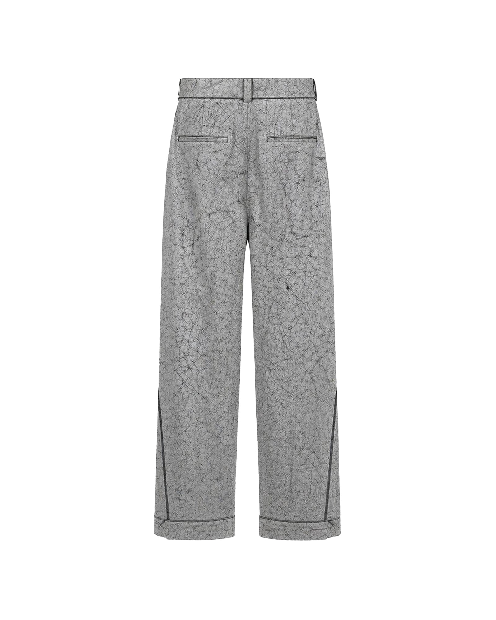 Crackled Denim Pant