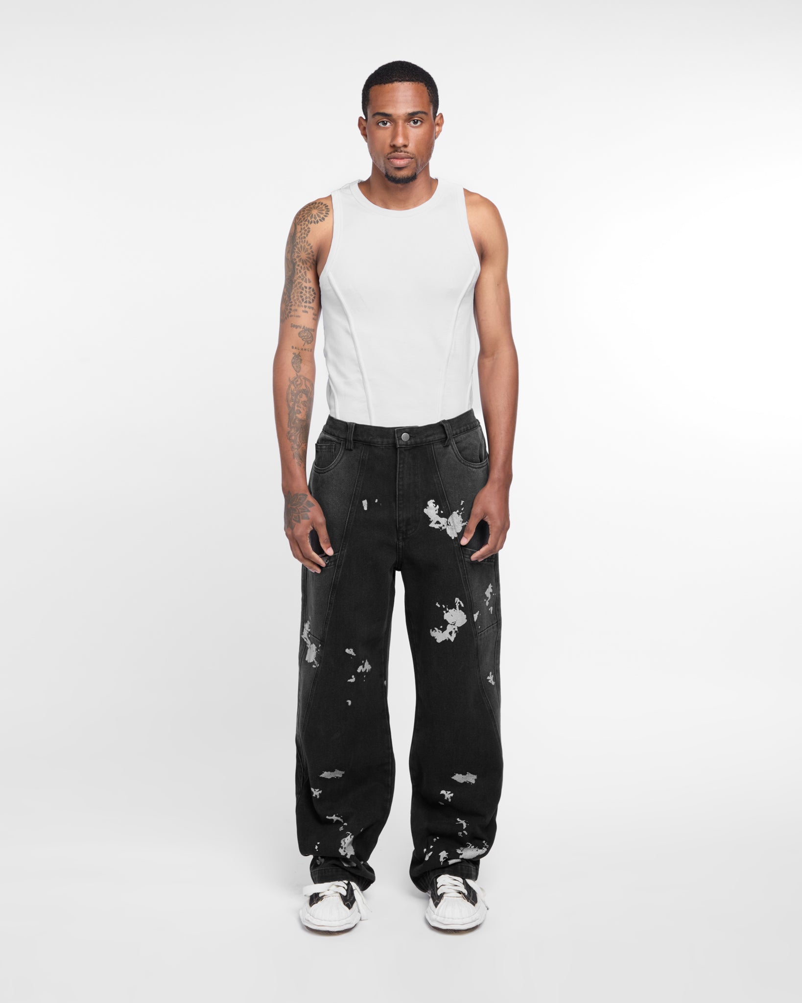 Foiled Trousers (Black)