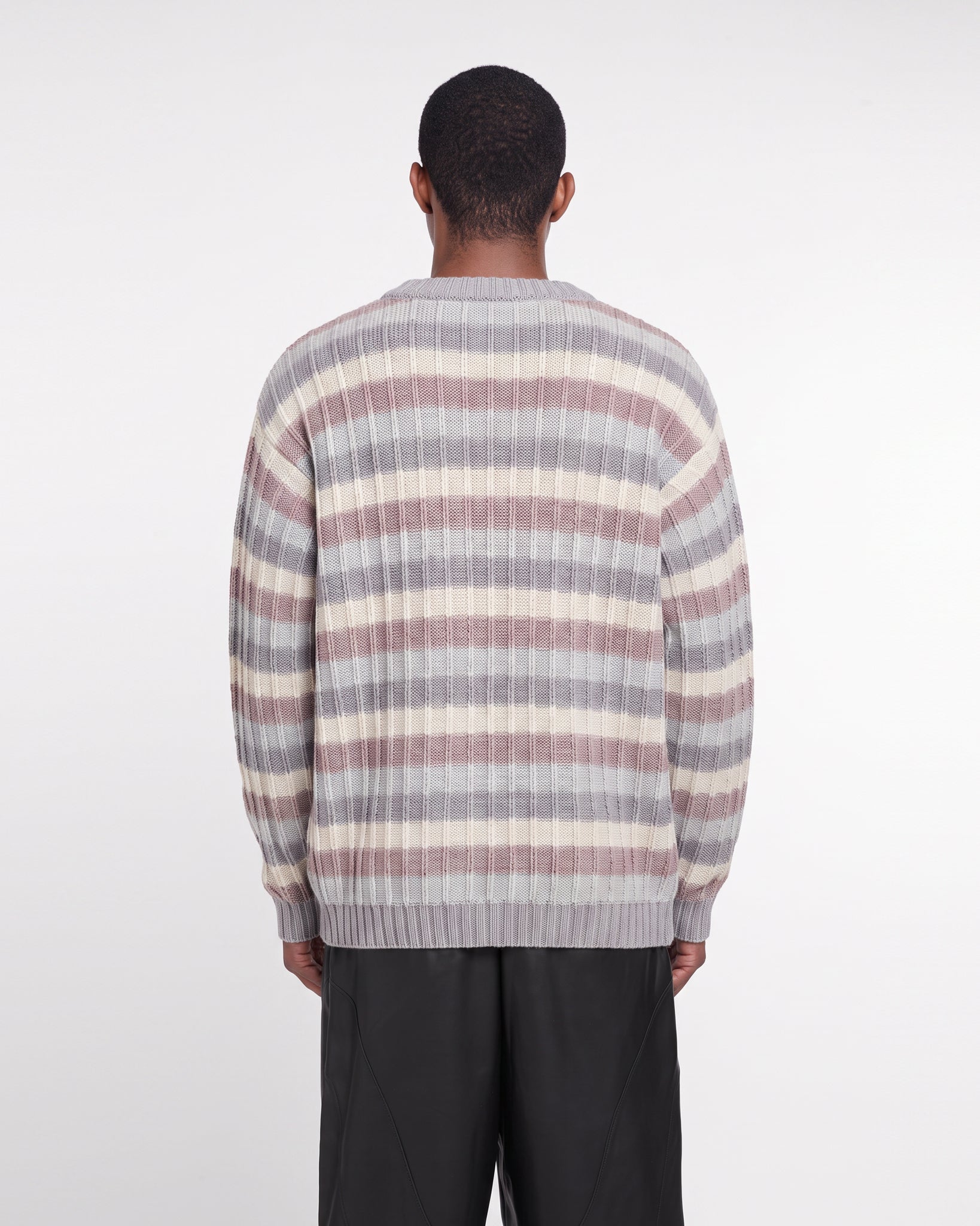 Knitted Sweatshirt Shades of Grey (Multi)