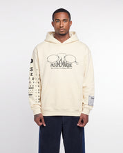 Optique Oversized Hoodie (Antique Beige)