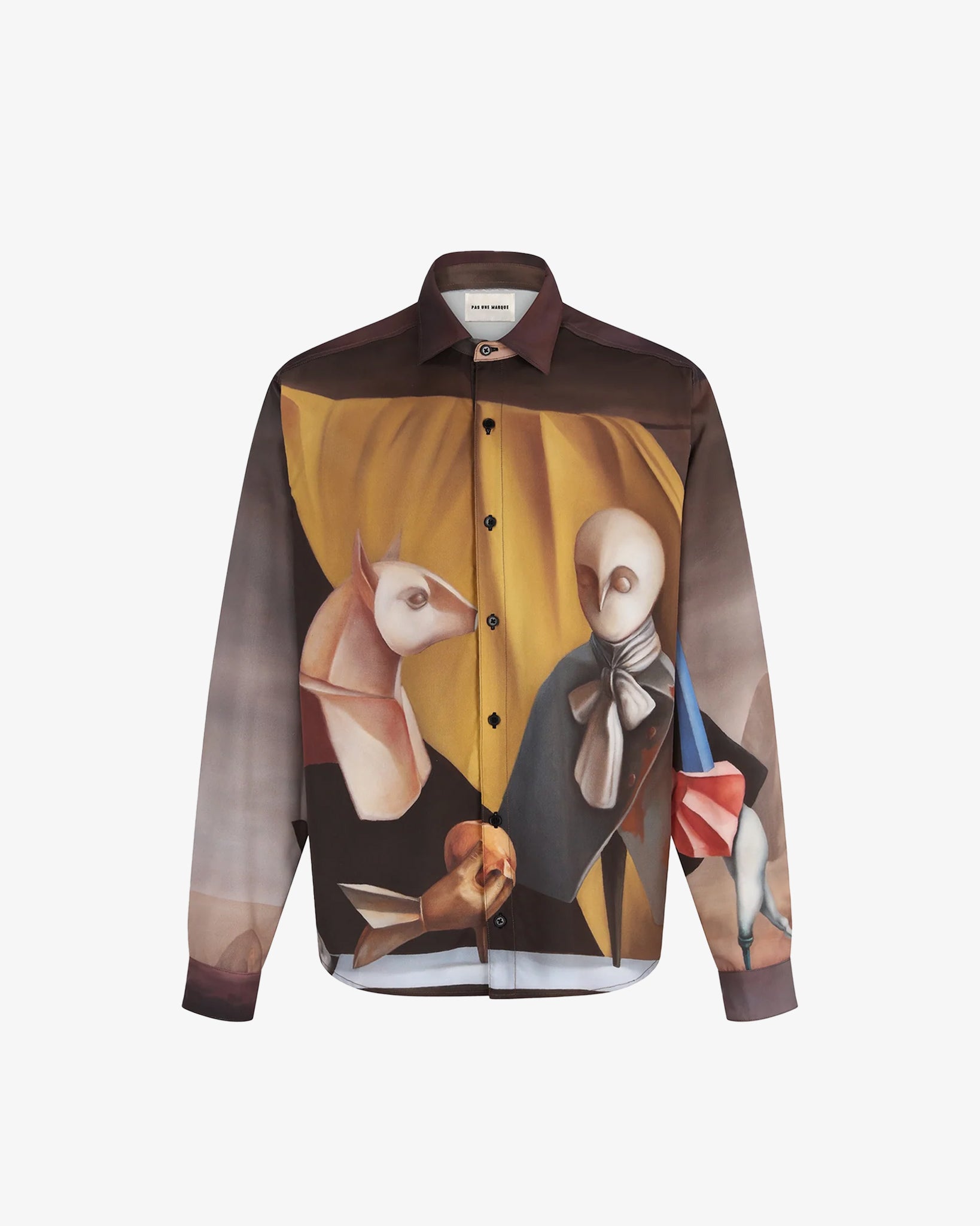 The Ark of Yellow Spells Button Down Shirt