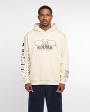 Optique Oversized Hoodie (Antique Beige)