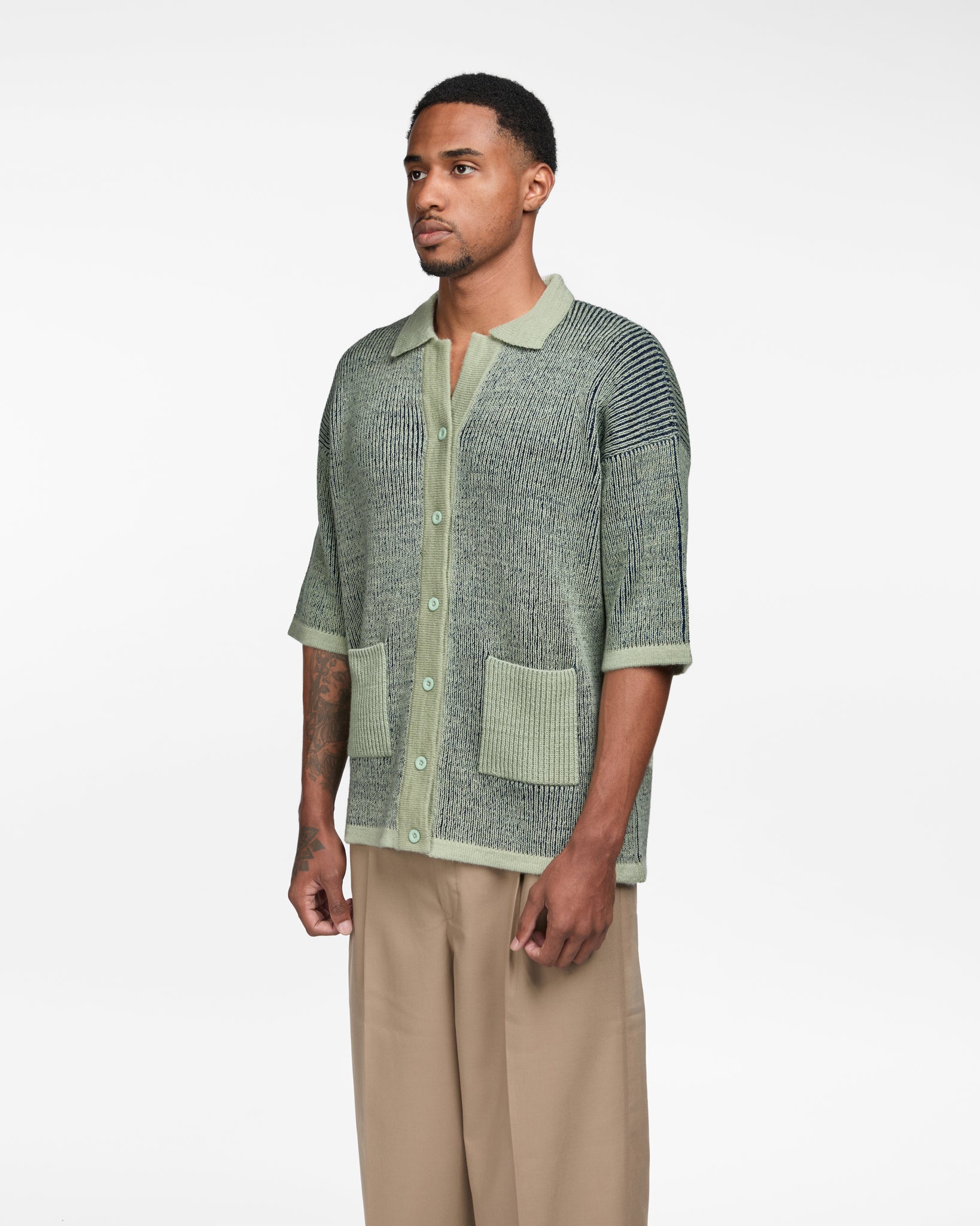 Varnished Knit Shirt