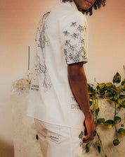Cordyceps Embroidered Short Sleeve Shirt