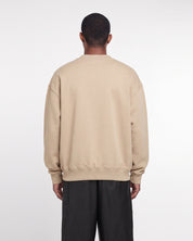 Incision Oversized Sweatshirt (Pebble Brown)
