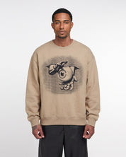 N.E.I.W.I.S. Oversized Sweatshirt (Pebble Brown)