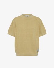 Textured Knitted Tee Shirt (Chamomile)