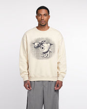 N.E.I.W.I.S. Oversized Sweatshirt (Antique Beige)