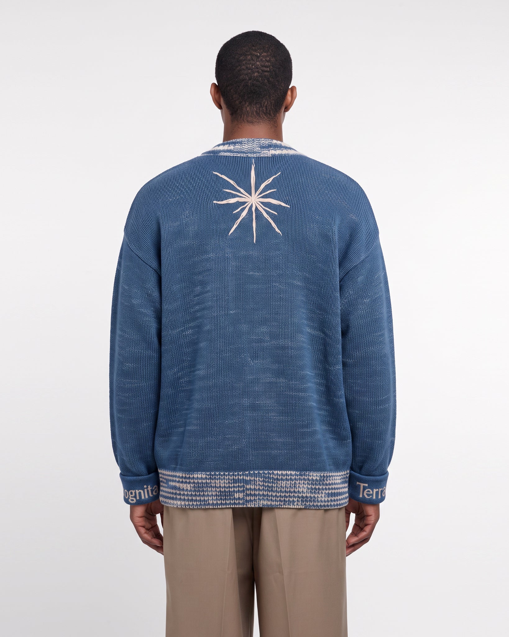 Knitted Cardigan (Lazuli Blue)