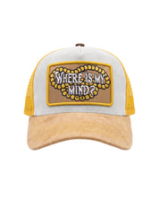 Where Is My Mind Trucker Hat (Grey/Yellow)