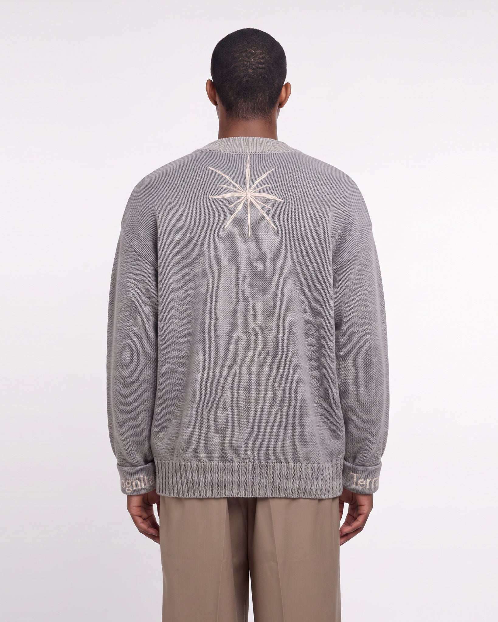 Knitted Cardigan (Pearl Grey)
