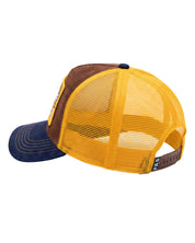 Where Is My Mind Trucker Hat (Brown/Yellow)