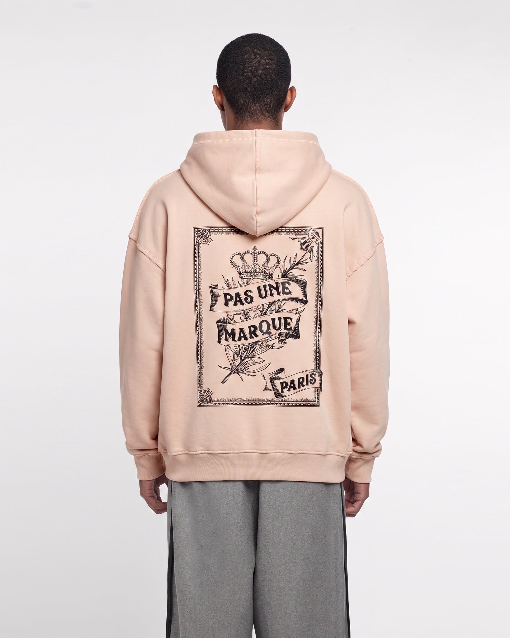 Vintage Banner Logo Hoodie (Dusty Rose)