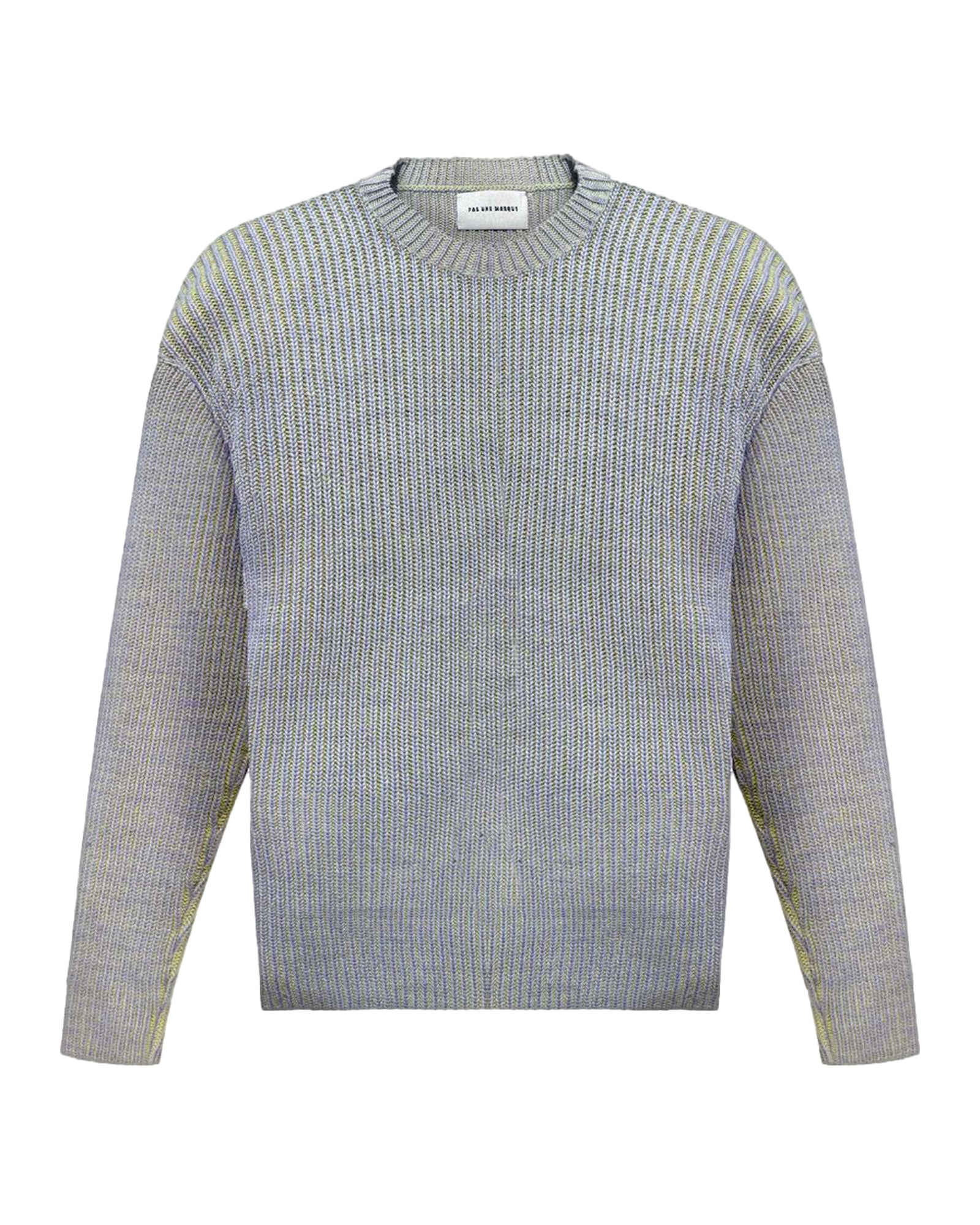 Knitted Sweatshirt Long Sleeve (Grey)