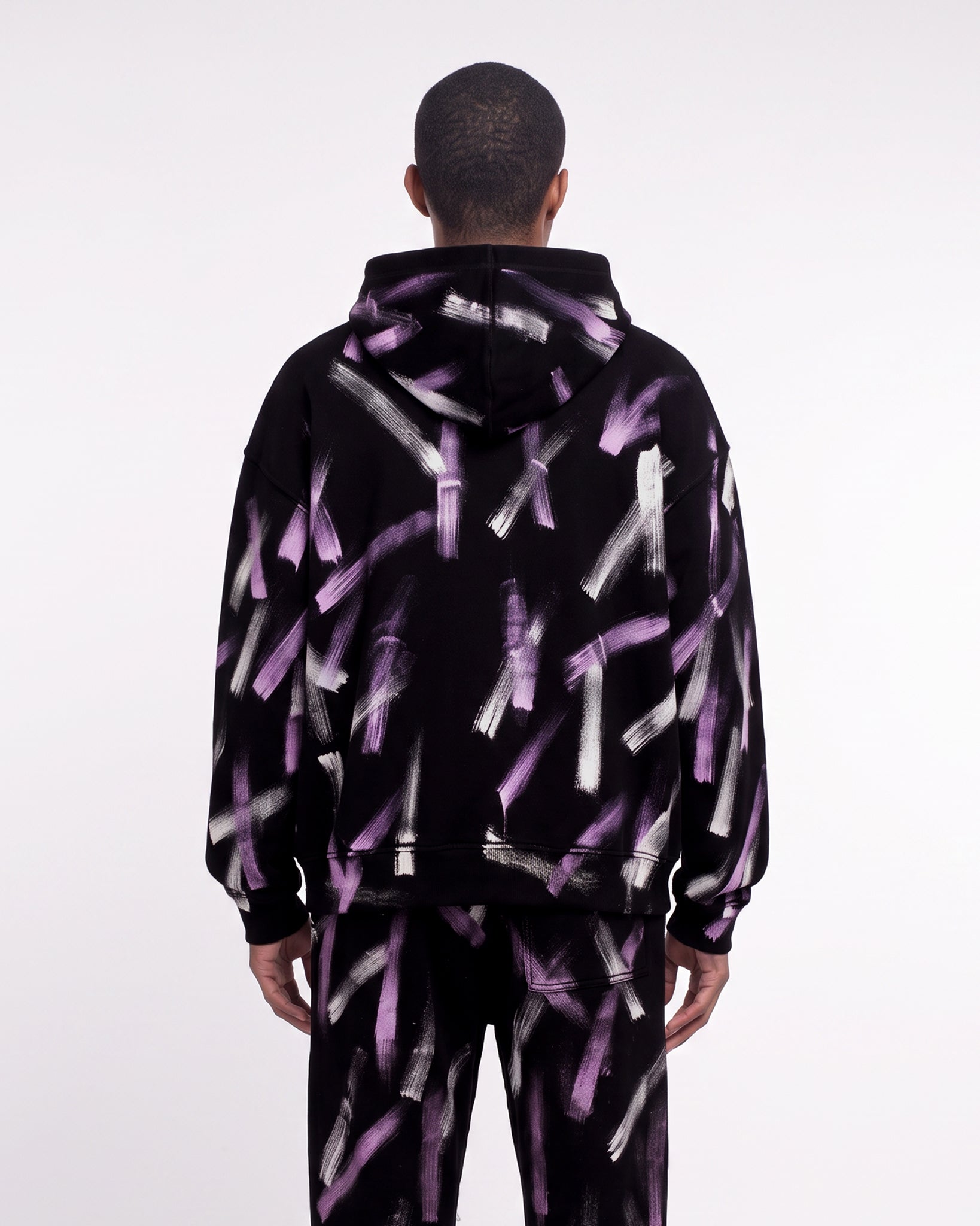 Paint Swash Hoodie (Black)