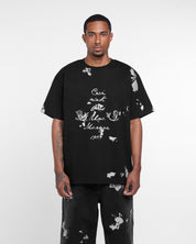 Ceci N'est Pas Une Marque Foil Tee Shirt (Black)