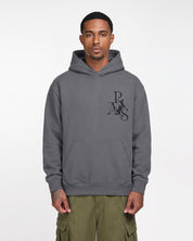 Oversized Hoodie Angel and Cross (Graphite)